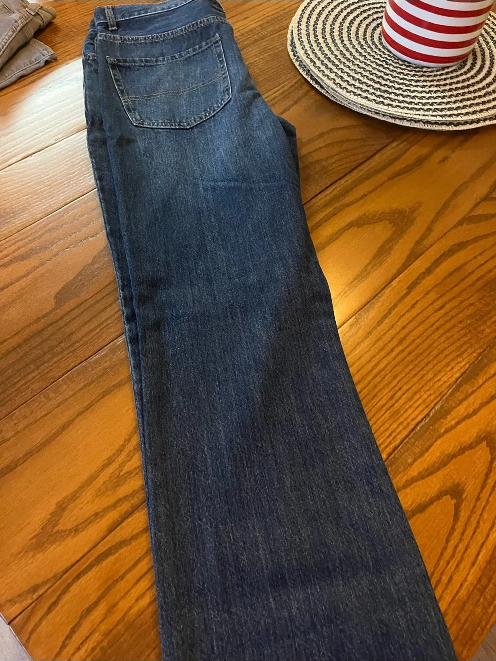 The Children's Place Dark Blue Straight-Leg Jeans for Kids 16 Husky